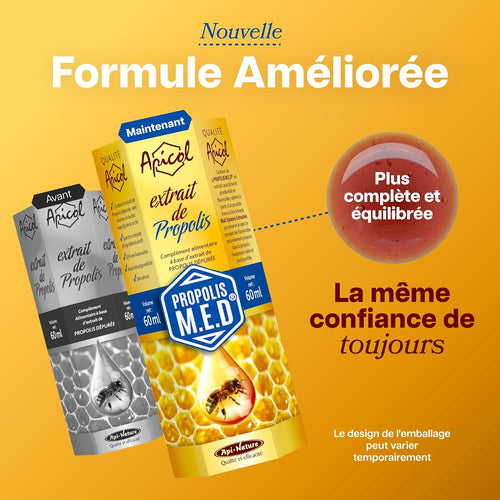 Alcohol-Free Liquid Propolis Apicol, 60 ml